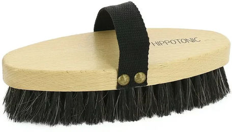 Produktbild von Hippotonic Mähnen- und Schweifbürste aus Holz in Schwarz und Natur