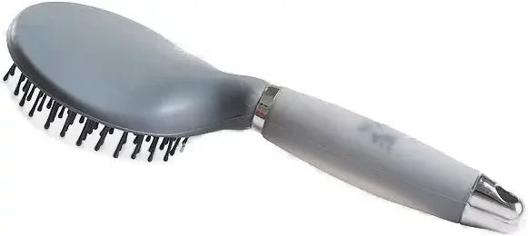 Hippotonic Mähnen- und Schweifbürste aus Kunststoff in Grau – Bild 1 von 2