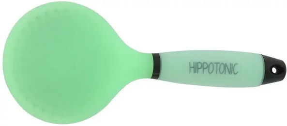 Hippotonic Mähnen- und Schweifbürste aus Kunststoff in Grün – Bild 1 von 2