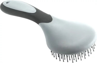 Produktbild von Hippotonic Mähnen- und Schweifbürste für Pferde aus Kunststoff in Grau/Schwarz