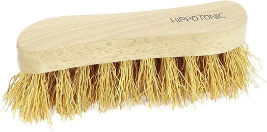 Produktbild von Hippotonic Mähnenbürste aus Holz für Pferde in Natur und Gelb