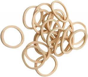 hippotonic Mähnengummis und Gamaschen in Beige – Bild 1 von 1