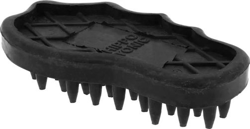 Produktbild von Hippotonic Massagebürste mit langen Stiften aus Gummi Schwarz