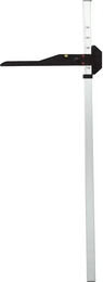 Produktbild von Hippotonic Messlatte aus Aluminium und PVC in Grau und Silber