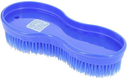 Produktbild von Hippotonic Pferdebürste aus Kunststoff in Blau
