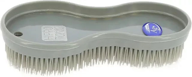 Produktbild von Hippotonic Pferdebürste aus Kunststoff in Grau