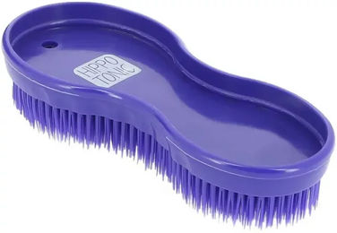 Produktbild von Hippotonic Pferdebürste aus Kunststoff in Lila oder Blau