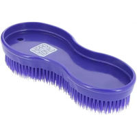 Produktbild von Hippotonic Pferdebürste aus Kunststoff in Lila oder Blau