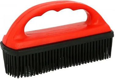 Produktbild von Hippotonic Pferdebürste aus Naturkautschuk in Rot