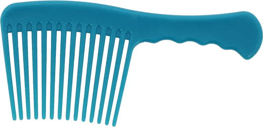 Produktbild von Hippotonic Pferdehaarbürste Kamm aus Kunststoff in Türkis und Blau
