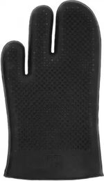 Produktbild von Hippotonic Pferdemassagehandschuh aus Silikon mit 3 Fingern in Schwarz