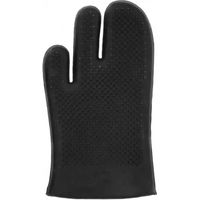 Produktbild von Hippotonic Pferdemassagehandschuh aus Silikon mit 3 Fingern in Schwarz