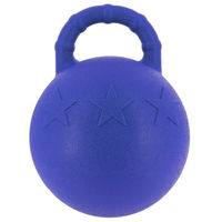 Produktbild von Hippotonic Pferdespielball mit Griff aus Kunststoff in Blau Ø 25 cm