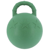 Produktbild von Hippotonic Pferdespielball mit Griff aus Kunststoff in Grün Ø 25 cm - 25 cm