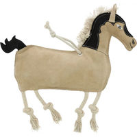 Produktbild von Hippotonic Pferdespielzeug aus Leder in Braun und Beige