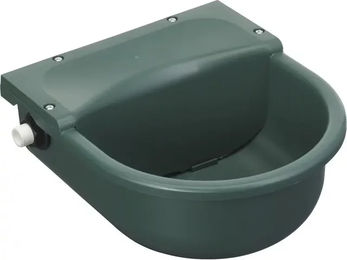 Produktbild von Hippotonic Pferdetränke aus Kunststoff in Grün mit konstantem Wasserstand