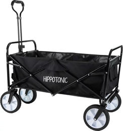 Hippotonic Reiterwagen aus Oxford-Gewebe in Schwarz – Bild 1 von 1