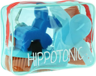 Produktbild von Hippotonic Reitputzset Blau Transparent