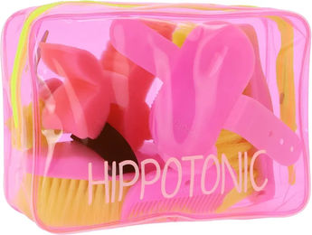 Produktbild von Hippotonic Reitputzset Rosa Transparent Größe S