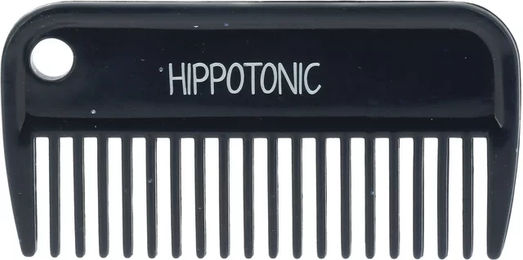 Produktbild von Hippotonic Rosshaarkamm Glitter für Pferde aus Kunststoff in Blau oder Schwarz