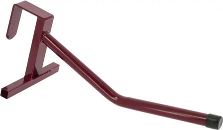 Hippotonic Sattelhalter aus Metall in Bordeaux Rot – Bild 1 von 1