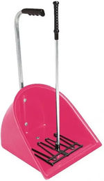 Produktbild von hippotonic Schaufel und Rechen Set für Pferde in Rosa aus Kunststoff