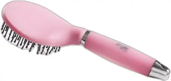 Hippotonic Schweif- und Mähnenbürste aus Kunststoff in Rosa – Bild 1 von 2