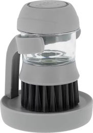 Produktbild von Hippotonic Shampoo Pinsel Bürste für Pferde Grau aus Kunststoff