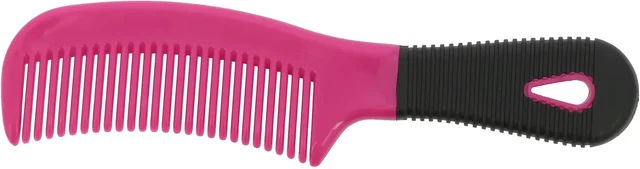 Hippotonic Soft Pferdehaarbürste aus PVC für Mähne und Schweif in Rosa – Bild 1 von 1