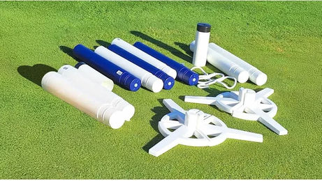 Produktbild von Hippotonic Sprungstangen Zubehör aus Kunststoff in Blau und Weiß