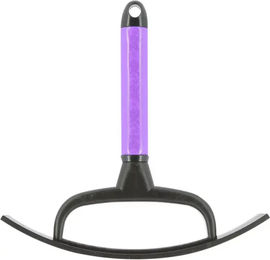 Produktbild von Hippotonic Striegel Glossy Heart für Pferde aus TPR in Lila