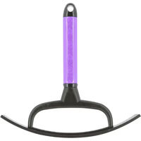 Produktbild von Hippotonic Striegel Glossy Heart für Pferde aus TPR in Lila
