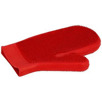 Produktbild von hippotonic Striegelhandschuh aus Gummi rot