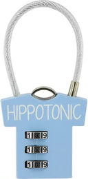 Produktbild von Hippotonic T-Shirt mit Vorhängeschloss Motiv in Blau aus Kunststoff