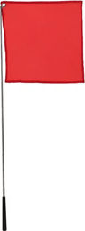 Hippotonic Teleskopische Desensibilisierungsflagge aus Edelstahl in Rot – Bild 1 von 1