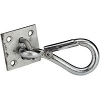 Produktbild von Hippotonic Wandkarabinerplatte aus Metall in Silber