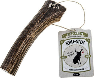Hirschalm Kau-Stix Rothirsch Ganz M Kauknochen für Hunde ohne Farb- und Aromastoffe sowie Konservierungsstoffe – Bild 1 von 1