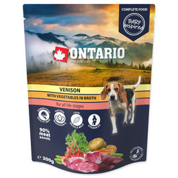 Hirschfleisch aus Ontario mit Gemüse in Brühe 300g – Bild 1 von 1
