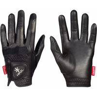 Produktbild von Hirzl Grippp Elite Driver Reithandschuhe aus Leder Unisex Schwarz Größe 6.5