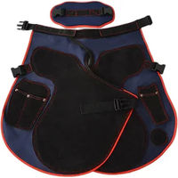 Produktbild von Hispano Farrier Schmiedeschürze aus Leder und Leinwand in Blau
