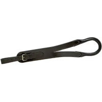Produktbild von Hispano Hipica Basic Kruppe für Pferde aus Leder in Schwarz