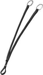 Produktbild von Hispano Hipica Demi-Martingale für Pferde aus Leder in Schwarz