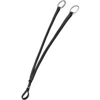 Produktbild von Hispano Hipica Demi-Martingale für Pferde aus Leder in Schwarz