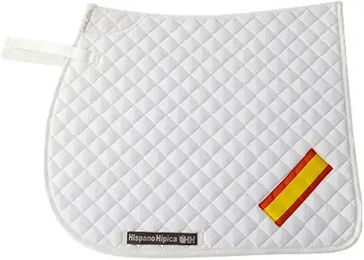 Produktbild von Hispano Hipica Dressurpad für Pferde aus Baumwolle mit spanischer Flagge