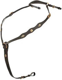 Produktbild von Hispano Hipica Eco Jagdhalsband für Pferde aus Leder in Schwarz