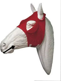Produktbild von Hispano Hipica Fliegenhaube kurz mit Blinkers in Rot