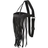 Produktbild von Hispano Hipica Fliegenstirnband für Pferde aus Nylon in Schwarz