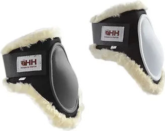 Produktbild von Hispano Hipica Gamaschen aus Schafsleder für Ponys in Schwarz