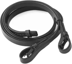 Produktbild von Hispano Hipica Lasso für Pferde mit Cowboykopf Design in Schwarz aus Kunstleder