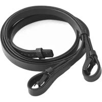 Produktbild von Hispano Hipica Lasso für Pferde mit Cowboykopf Design in Schwarz aus Kunstleder
